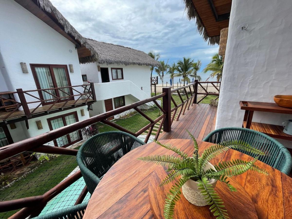 Ap Vila Mar Pe Na Areia Com Vista Para O Mar E Piscina บาร์รากรังจิ ภายนอก รูปภาพ