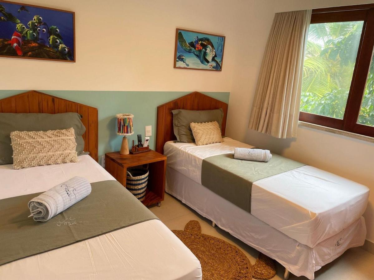 Ap Vila Mar Pe Na Areia Com Vista Para O Mar E Piscina บาร์รากรังจิ ภายนอก รูปภาพ
